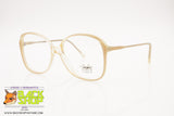 LUXOTTICA mod. 4069 Vintage women eyeglass frame, white cream, New Old Stock 1980s