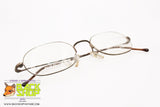 SAFILO mod. PRESTIGE 205 4HR, Vintage men eyeglass frame stainless steel flexible, New Old Stock 1980s