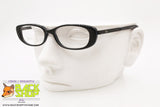 DIESEL mod. ZUA 1VJ, Women cat eye eyeglass frame black & blue, Made in Italy, New Old Stock 1990s