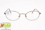 SAFILO mod. TEAM 3901 4HR, Oval eyeglass frame bronze/brown stainless steel, New Old Stock