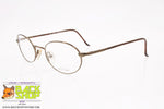 SAFILO mod. TEAM 3901 4HR, Oval eyeglass frame bronze/brown stainless steel, New Old Stock