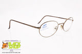 SAFILO mod. TEAM 3901 4HR, Oval eyeglass frame bronze/brown stainless steel, New Old Stock