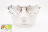 SAFILO mod. TEAM 3901 4HR, Oval eyeglass frame bronze/brown stainless steel, New Old Stock