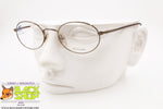 SAFILO mod. TEAM 3901 4HR, Oval eyeglass frame bronze/brown stainless steel, New Old Stock