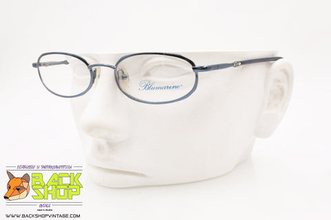 BLUMARINE by Visibilia mod. BM 90351 988 Vintage blue frame glasses with rhinestones, New Old Stock