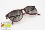 GAMBINI mod. G633 Vintage Italian Sunglasses, Wine tones "T" nose bridge, New Old Stock 1980s