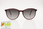 GAMBINI mod. G633 Vintage Italian Sunglasses, Wine tones "T" nose bridge, New Old Stock 1980s