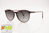 GAMBINI mod. G633 Vintage Italian Sunglasses, Wine tones "T" nose bridge, New Old Stock 1980s