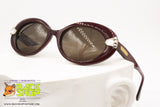 BLUMARINE mod. BM542 222G, Vintage sunglasses oval diva women, red glittered, New Old Stock 1990s