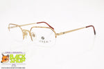 VOGUE mod. VO3065 308, Vintage eyeglass frame octagonal half rimmed nylor, New Old Stock 1990s