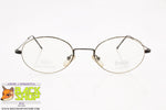 SAFILO mod. PRESTIGE 206 006, Vintage oval eyeglass frame stainless steel flexible, New Old Stock 1980s