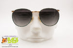 PACO RABANNE Paris Round oversize Sunglasses, gold & green tortoise, New Old Stock 1980s