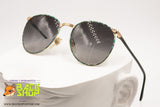 PACO RABANNE Paris Round oversize Sunglasses, gold & green tortoise, New Old Stock 1980s