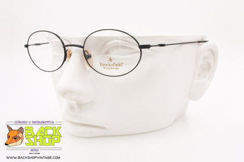 BROOKSFIELD mod. ESSE M006, Vintage eyeglass frame oval deep blue, New Old Stock 1990s