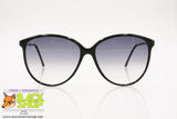 CHIARI & KÜFFERLE Vintage Italian Women Sunglasses, black plastic, New Old Stock 1990s