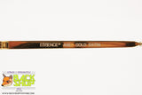 ESSENCE mod. 448 Vintage 90s Eyeglass frame men, Golden satin & Lucite, New Old Stock 1990s