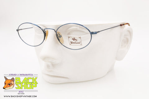 WEST COAST mod. 660, Vintage eyeglass frame oval electric blue, New Old Stock 1980s