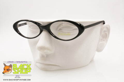 TRENDY by OPTICAL TOP mod. 1155 Black women cat eye frame eyeglass, New Old Stock 1990s