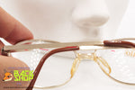 SAFILO mod. ELASTA L.213 000, Vintage round ovalized eyeglass frame women, small women, New Old Stock 1970s