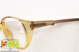 TERRI BROGAN mod. 8655 80, Vintage eyeglass frame women yellow grey, Deadstock defects