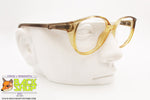 TERRI BROGAN mod. 8655 80, Vintage eyeglass frame women yellow grey, Deadstock defects