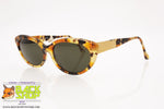 EXCELSIOR mod. S6 22 Vintage italian sunglasses, cat eye women oval tortoise brown, New Old Stock 1980s