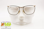 GALILEO mod. PAINT 03 Vintage square eyeglass frame, Black rims, New Old Stock 1990s