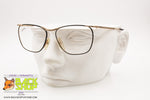 GALILEO mod. PAINT 03 Vintage square eyeglass frame, Black rims, New Old Stock 1990s