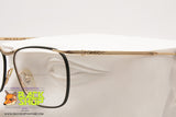 GALILEO mod. PAINT 03 Vintage square eyeglass frame, Black rims, New Old Stock 1990s