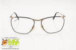 GALILEO mod. PAINT 03 Vintage square eyeglass frame, Black rims, New Old Stock 1990s