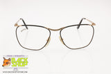 GALILEO mod. PAINT 03 Vintage square eyeglass frame, Black rims, New Old Stock 1990s