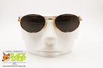 TEEN UP by PIAVE mod. 1417 Vintage Round Sunglasses, Tortoise rims & golden, New Old Stock 1980s