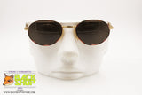 TEEN UP by PIAVE mod. 1417 Vintage Round Sunglasses, Tortoise rims & golden, New Old Stock 1980s
