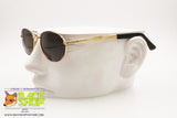 TEEN UP by PIAVE mod. 1417 Vintage Round Sunglasses, Tortoise rims & golden, New Old Stock 1980s