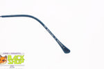 TRY mod. B614 197, Oval blue eyeglass frame women flexible metal arms, New Old Stock