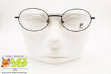 FILA mod. VF 8052 531, Vintage oval slim eyeglass frame black, New Old Stock 1990s