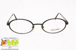 GENNY mod. 650 5247, Vintage oval eyeglass frame black, New Old Stock 1980s