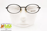 GENNY mod. 650 5247, Vintage oval eyeglass frame black, New Old Stock 1980s