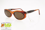 VOGART mod. 3137 U80 Vintage sunglasses caramel brown chubby shape, New Old Stock 1990s