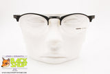 MOMO DESIGN mod. MV 21 301, Half rimmed eyeglass frame nylor black, New Old Stock