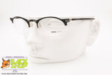 MOMO DESIGN mod. MV 21 301, Half rimmed eyeglass frame nylor black, New Old Stock