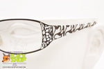 NIK03 mod. NK386 11, Eyeglass frame women laser cut details, New Old Stock