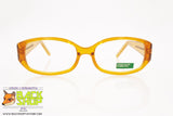 UNITED COLORS of BENETTON mod. BE103 04, Orange eyeglass frame plastic, New Old Stock 1990s