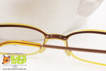 MATRIX mod. 1 Eyeglass frame yellow/orange screwed frontal, New Old Stock