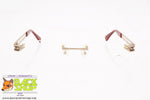 MANDARINA DUCK Vintage eyeglass frame rimless, screwed lenses, New Old Stock 1990s