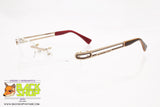 MANDARINA DUCK Vintage eyeglass frame rimless, screwed lenses, New Old Stock 1990s