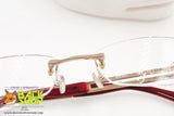 MANDARINA DUCK Vintage eyeglass frame rimless, screwed lenses, New Old Stock 1990s