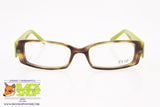 EXTE' mod. EX32504, Eyeglass frame full plastic, green & brown dappled, New Old Stock