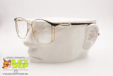 ATELIER GIANINO mod. AG 203 Vintage squared glasses frame, black and golden dappled, New Old Stock 1970s