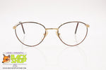 DANIMARC mod. 102 Vintage Italian frame semi-round, dappled rims and golden frame, New Old Stock 1980s